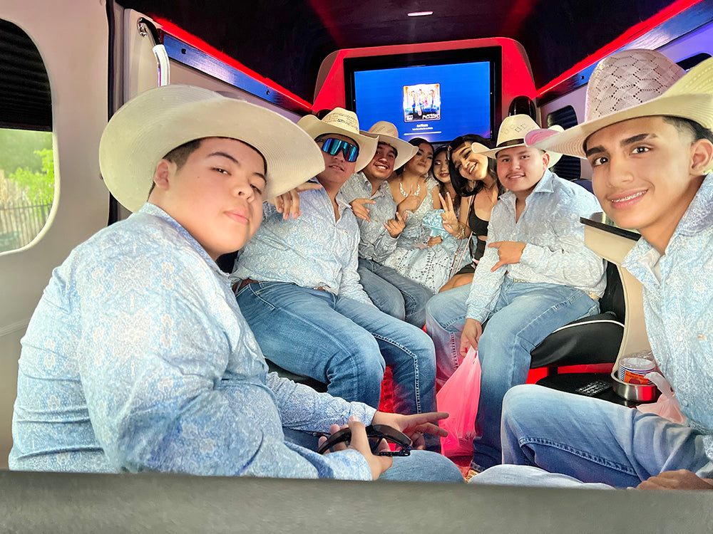 quinceanera limo party bus in Austin Texas