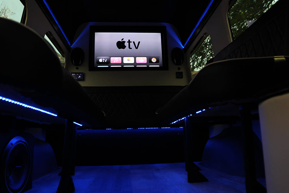 sprinter van party bus Austin Texas